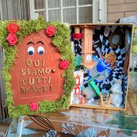 Libro-scatola con Alice nel Paese delle Meraviglie