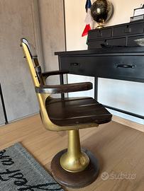 Sedia vintage da nave