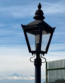 Coppia lampioni in stile inglese