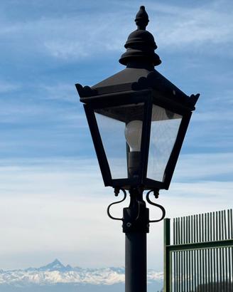 Coppia lampioni in stile inglese