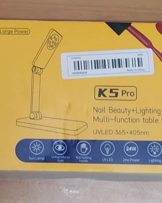 Lampada LED UV Pieghevole per Unghie in Gel