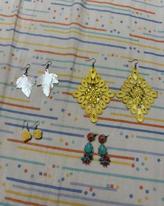 4 Paia di Orecchini da Donna - Vintage