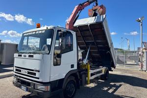 IVECO EUROCARGO TECTOR 75E15 RIBALTABILE CON GRU-P