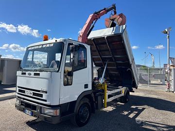 IVECO EUROCARGO TECTOR 75E15 RIBALTABILE CON GRU-P