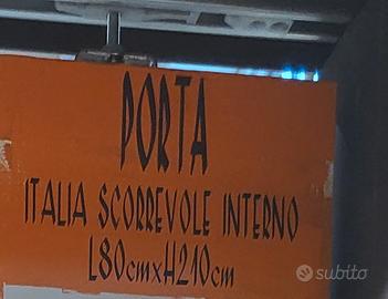 porta scorrevole interna 