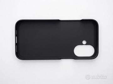 Cover rigida nera premium per iPhone 16-Design min
