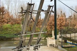 Portascale professionale basculante Fiat Ducato