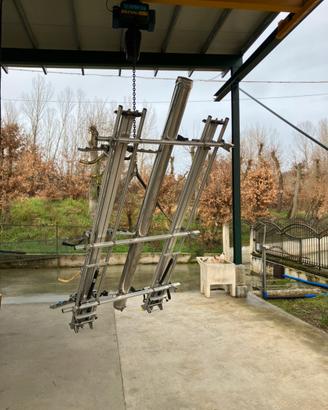 Portascale professionale basculante Fiat Ducato