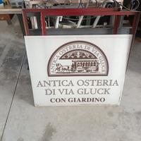 insegna luminosa rara unica