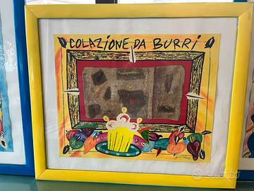 Serigrafia con tocchi di colore di bruno donzelli