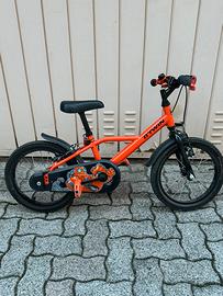 Bicicletta  bambino 3-6 anni  rotelle da montare