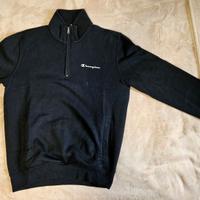 Champion felpa cerniera collo alto nera uomo tg.S