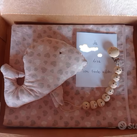 Set copertina, peluche e salvaciuccio su richiesta