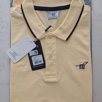 Polo Henry Cotton's tg.L gialla(maniche corte)