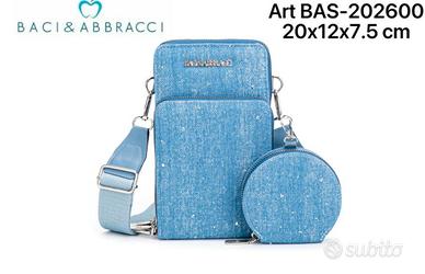 kit portafogli portacellulare e portamonete