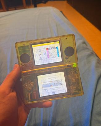Nintendo ds transparent light green