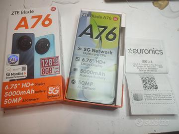 Smartphone ZTE A76 nuovo mai acceso