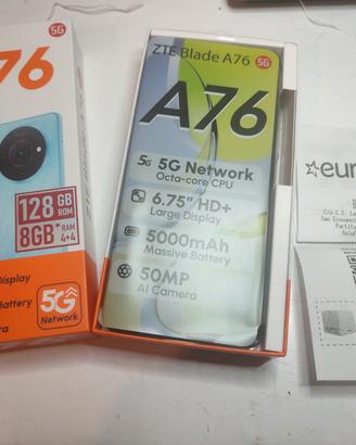 Smartphone ZTE A76 nuovo mai acceso