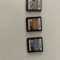 3 cartucce Pokemon nintendo DS