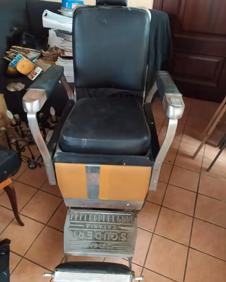 sedia da barbiere 