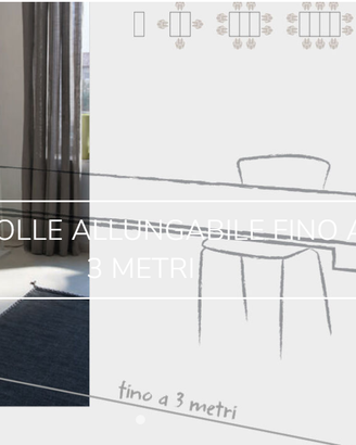 R300- tavolo di design allungabile by Riflessi
