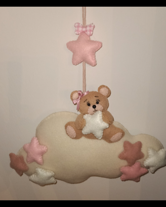 Fiocco nascita rosa