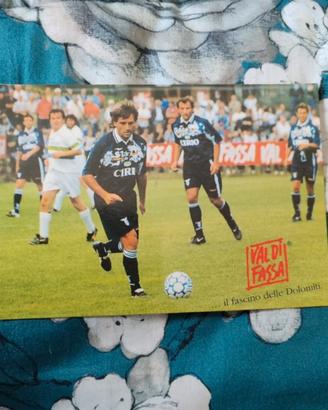 Cartolina Calciatore Lazio Roberto Mancini Anni 90