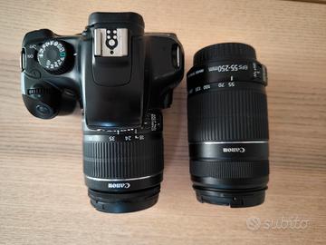 canon EOS 1100D + 2 obiettivi