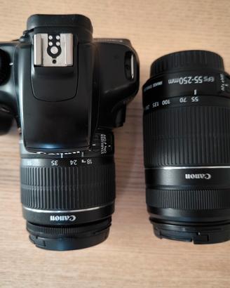 canon EOS 1100D + 2 obiettivi