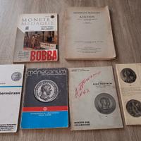 Cataloghi numismatica 6 libri 1970 1994 Bobba Mone