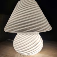 Lampada Fungo Murano Vintage Swirl 26cm