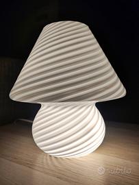 Lampada Fungo Murano Vintage Swirl 26cm