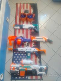  lotto Nerf completo con dardi 