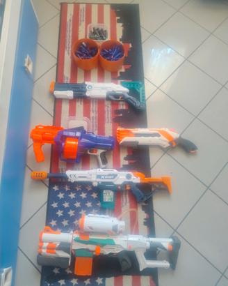  lotto Nerf completo con dardi 