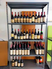 Lotto vini da collezione diverse annate 