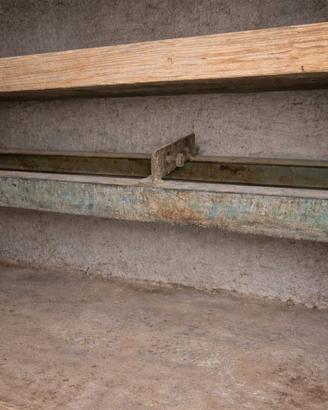Cavalletti monta carico con putrella in acciaio