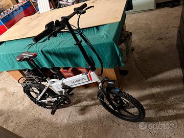 Bici elettrica pieghevole 20” 48v