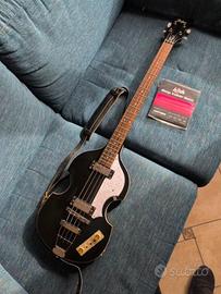 Basso Hofner Ignition Black, Hofner Artist Gig Bag