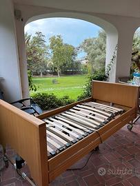 Letto ortopedico elettrico con materasso incluso