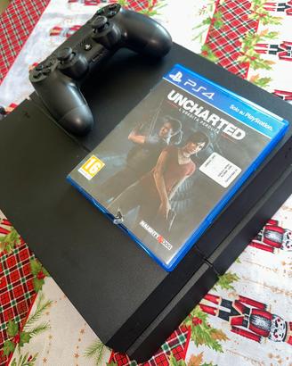 PlayStation 4 Slim 500 GB + Controller + Uncharted