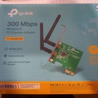 Tp-link, tplink, scheda 300 mbps nuova, wireless