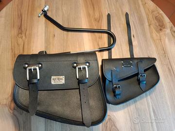 DUE BORSE MOTO STILE CUSTOM  ROY REBEL