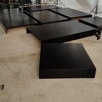 11 Pedane in Legno Multistrato Nero