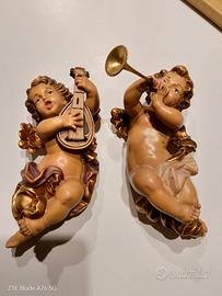 Coppia di Angioletti Cherubini