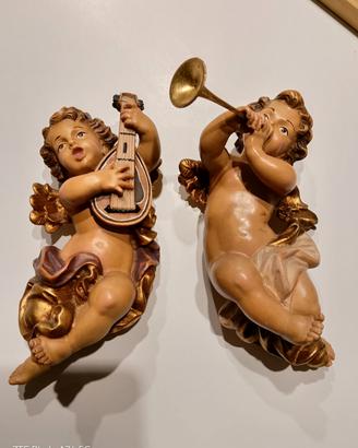 Coppia di Angioletti Cherubini