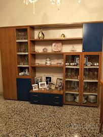 divani parete attrezzata e tavolino