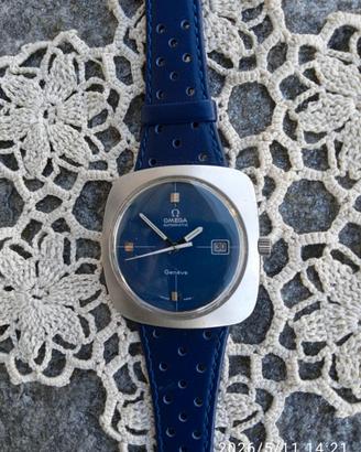 Splendido e raro orologio omega Dynamic blu