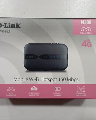 D-Link DWR932 Mobile Wi-Fi Hotspot 150Mbps N300 4G