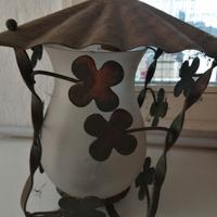 lampada da esterno in rame e vetro 