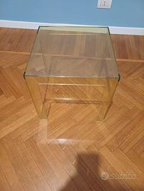 Tavolino Kartell giallo 